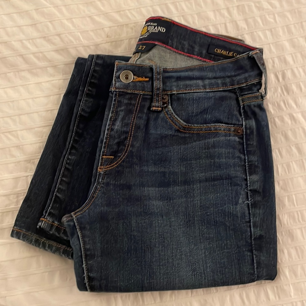 Lucky Brand capris dark denim jeans